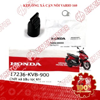 Kẹp C12, Chốt Xả Bầu Lọc Gió Vario 160 17236-KVB-900, 95002-80000 Chính Hãng - ZZM