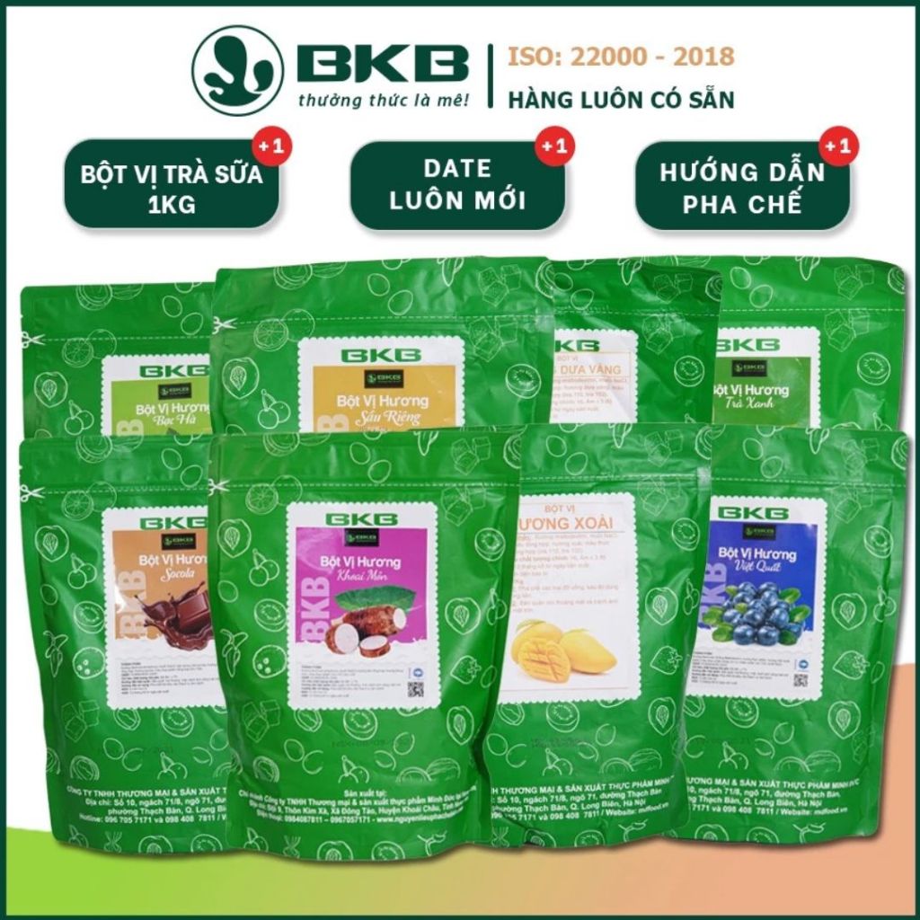 Bột Vị Pha Trà Sữa BKB 200g – Bí Quyết Tạo Nên Trà Sữa Hoàn Hảo! (Tách từ túi 1kg)