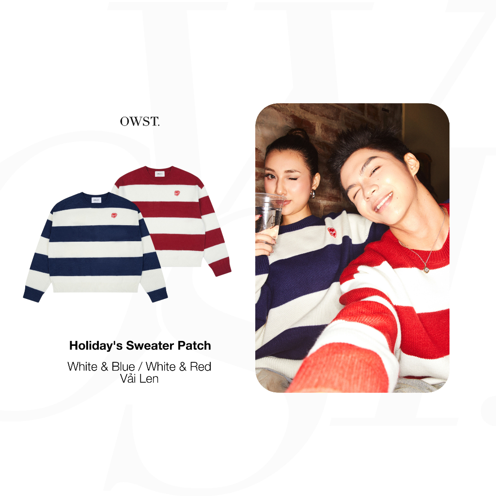 Áo len Oh Wonder Studio Holiday's Patch