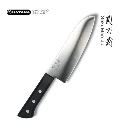 Dao bếp thái đa năng cao cấp KAI Ấn Seki ManJu Santoku - BE0579 (165mm)