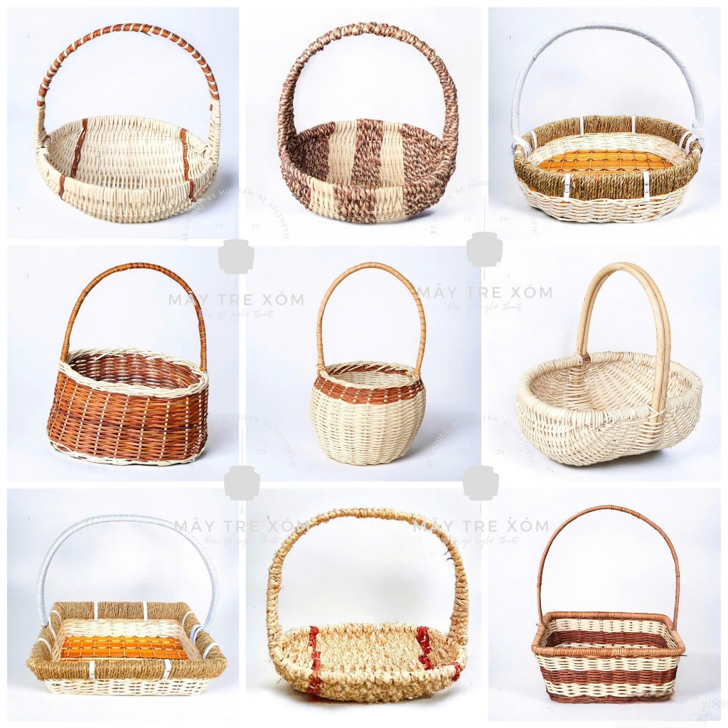 giỏ quà, khay quà, giỏ trái cây, giỏ gói quà tặng