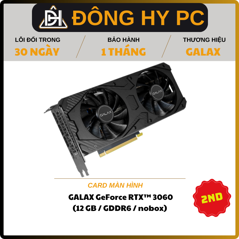VGA card màn hình  GALAX GeForce RTX 3060 12GB 2ND