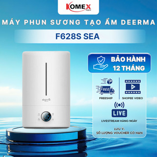 Máy Phun Sương Tạo Ẩm Deerma F628S Dung Tích 5L,3 Mức Phun Sương,Có Xông Tinh Dầu Đèn UV Diệt Khuẩn