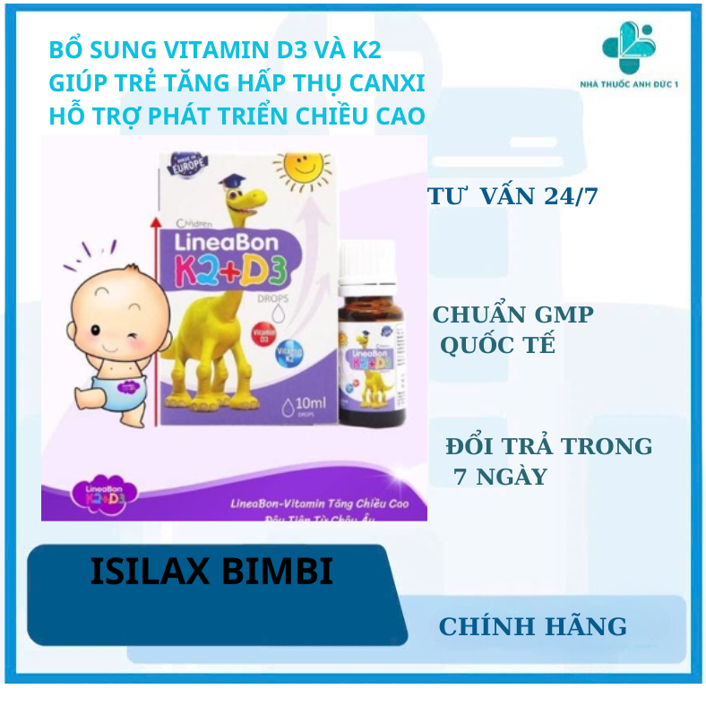 LineaBon K2+D3 - Vitamin Tăng Chiều Cao