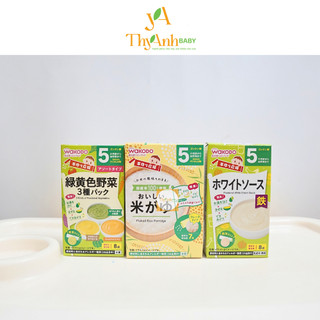 Bột Ăn Dặm Wakodo Nhật Bản Nhiều Vị Dễ Nấu - Dinh Dưỡng Cho Bé Từ 5 Tháng Tuổi