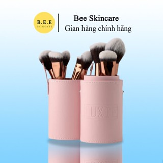 Set Cọ Trang Điểm LUXIE Rose Gold Collection 7 Cây Cao Cấp, Lông Cọ Mềm Mịn Bee Skincare