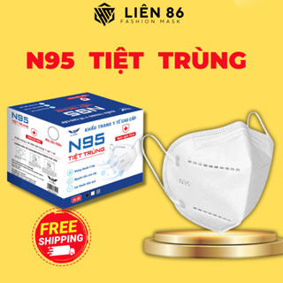 [Mỗi túi 1 cái] Khẩu trang N95 Tiệt Trùng HM pro mask kháng khuẩn chính hãg côngty chống bụi mịn khẩu trang lọc bụi