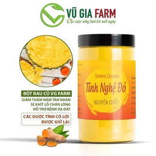Tinh bột nghệ đỏ nguyên chất Vũ Gia - Tinh nghệ đỏ cao cấp curcumin mức cao nhất