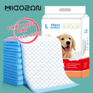 Tả Lót Cho Chó MICOSON Miếng Bỉm Đi Vệ Sinh Vào Khay ,Chuồng Bằng Giấy Siêu Thấm Hút Có 4 Size S /M /L /XL