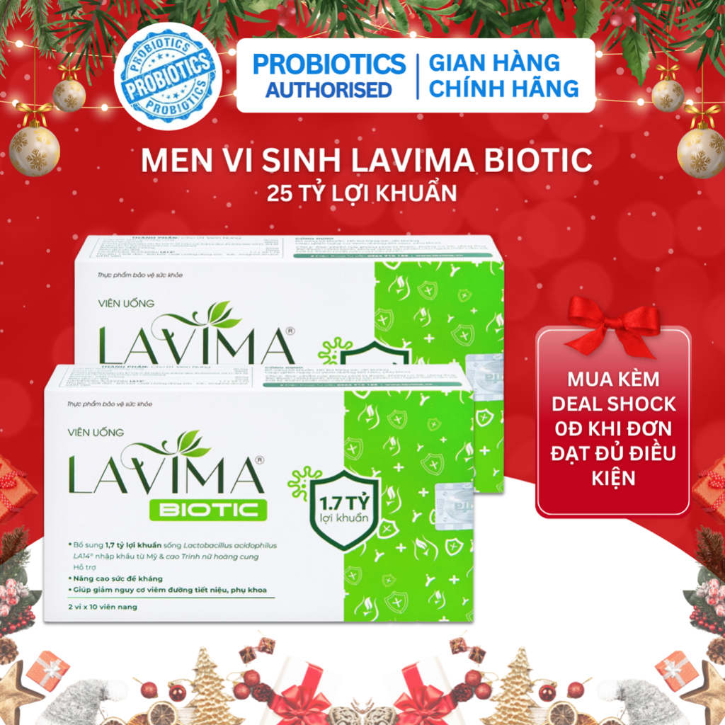 Lavima Biotic men vi sinh viên uống