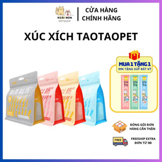  Xúc Xích Taotaopet Cao Cấp Dành Cho Chó Mèo - Xúc Xích Ngon Dinh Dưỡng 30 Cây Gói - Xoài Non Petshop 