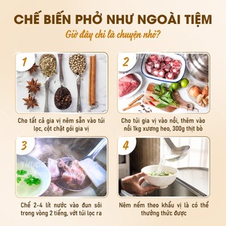 Gia vị phở Sài Gòn (Hương thơm chuẩn vị phở)
