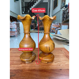 Cặp Lục Bình gỗ Giá Tỵ