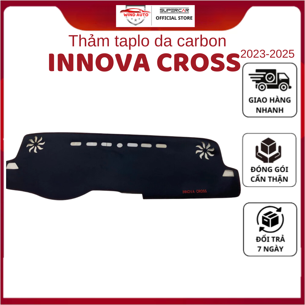 Gợi ý các mẫu thảm taplo ô tô Innova Cross 2025 nên mua