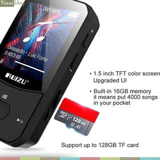 Ruizu X50 / Ruizu X52 - Máy Nghe Nhạc Bluetooth Thể Thao (8GB)