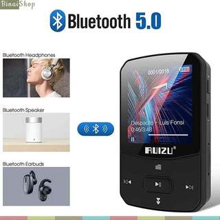 Ruizu X50 / Ruizu X52 - Máy Nghe Nhạc Bluetooth Thể Thao (8GB)