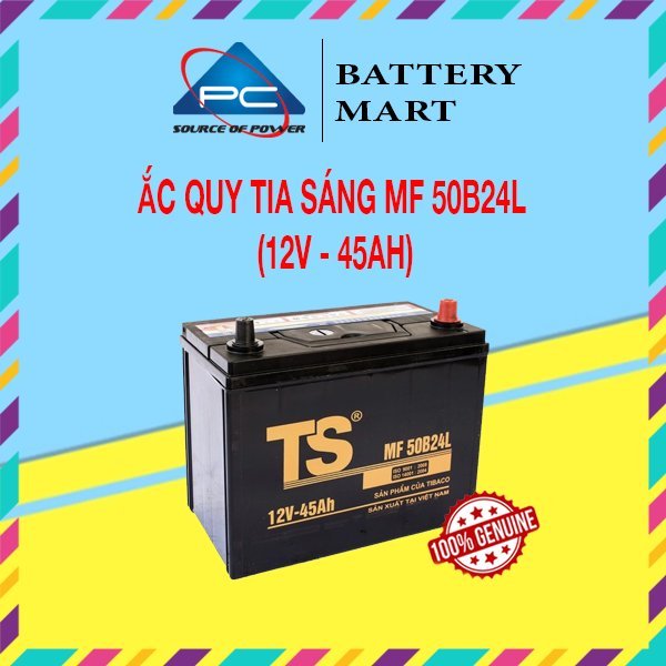Ắc Quy Tia Sáng MF50B24 L/R/LS 12V-45Ah