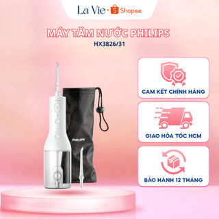  Máy tăm nước Philips HX3826 31 2 chế độ xịt chuyên nghiệp bảo hành chính hãng 24 tháng 