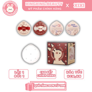 Set 4 mút trang điểm XIXI  hình thỏ may mắn siêu cute mềm mịn kèm hộp đựng tiện lợi - GJ-61