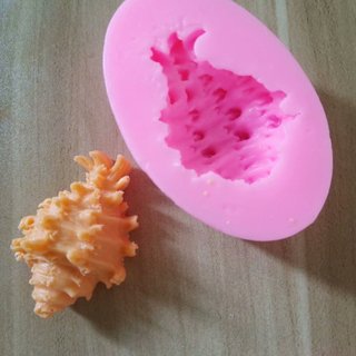 Khuôn silicon ốc biển làm rau câu, socola, fondant
