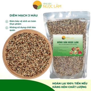 Hạt diêm mạch mix 3 màu - Quinoa Trắng, Đỏ, Đen hữu cơ nhập khẩu Peru