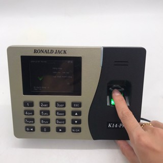  Máy chấm công vân tay - thẻ từ Ronald Jack K14 Pro   bảo hành 12T  