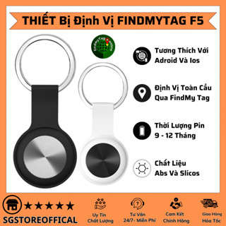 Thiết Bị Định Vị FIND MY TAG F5 - Tương Thích Với ANDROID và IOS - Định Vị toàn cầu - Pin 9-12 Tháng