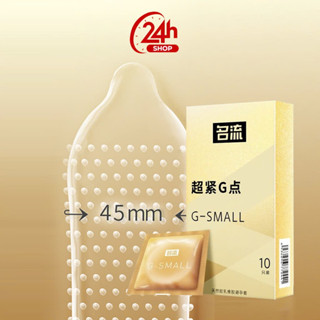  Bao Cao Su Size Nhỏ 45mm Gân Gai Siêu Mỏng Bcs Small Nhiều Gel Bôi Trơn Hộp 10 Cái. 