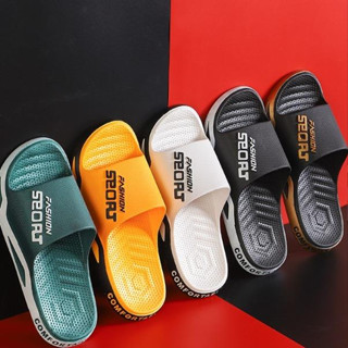 Dép nam mùa hè mới Dép Sandals Thương hiệu cao cấp Giày nam Dép nhẹ Chống trượt trong nhà chữ cái dép nam