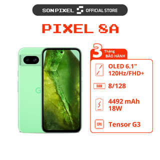  Điện Thoại Google Pixel 8A Ram 8 128 256GB Chip Tensor G3 Top Đầu Phân Khúc Tầm Trung SonPixel. 