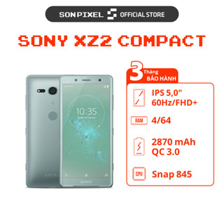 Sony XZ2 Compact, Điện Thoại Sony Xperia XZ2 Compact Chip Snapdragon 845, Ram 4/64GB. SonPixel