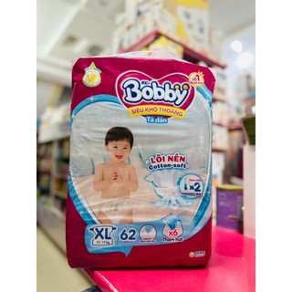Tã dán bobby siêu đại s80/m76/l68/xl62/xxl56 mẫu mới