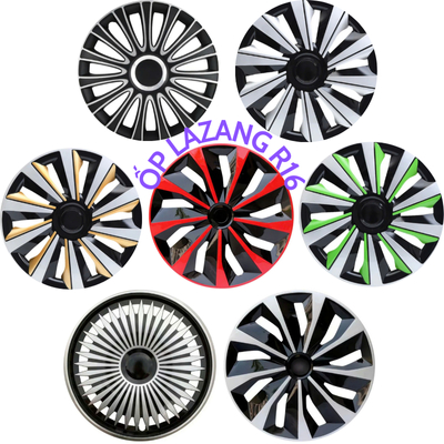 [ốp lazang VF3] [ốp lazang VF5] ốp chụp mâm xe điện vinfast VF3 , VF5 tặng kèm logo V lốp R16