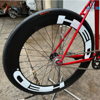 Tem decal dán vành xe đạp Fixed Gear chữ HED bánh 700C cho vành 4cm/7cm/9cm