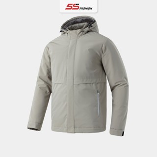Áo Parka Nam Đại Hàn 5S FASHION Dày Dặn, Ấm Áp, Thiết Kế Trơn Phom Regular Thoải Mái APH24030
