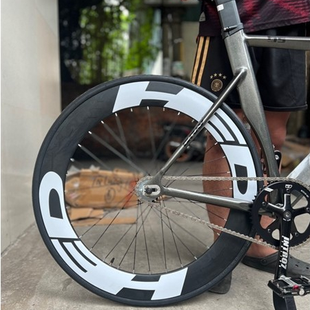 Tem decal dán vành xe đạp Fixed Gear chữ HED bánh 700C cho vành 4cm/7cm/9cm