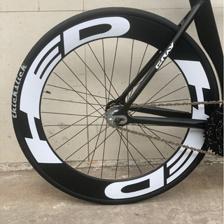 Tem decal dán vành xe đạp Fixed Gear chữ HED bánh 700C cho vành 4cm/7cm/9cm
