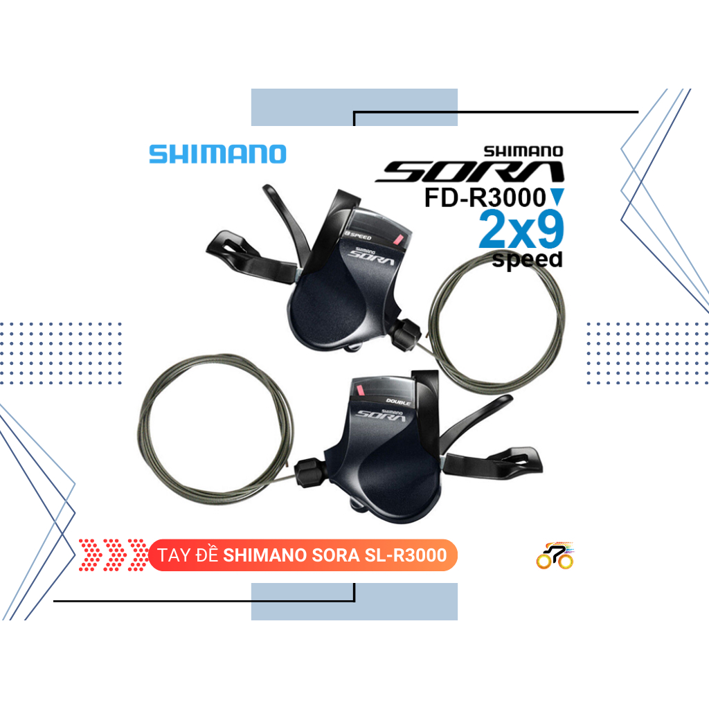 TAY ĐỀ - SHIMANO SORA SL R3000 - BẤM XẢ (2x9 TỐC ĐỘ)
