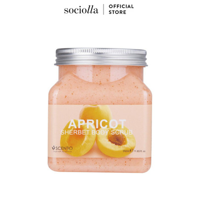 [HSD Trước 09/2027] Tẩy Tế Bào Chết Toàn Thân Dưỡng Ẩm Quả Mơ Scentio Apricot 350ml