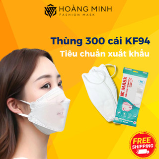Thùng 300 cái Khẩu Trang KF94  NK  4 lớp  kháng khuẩn  chống bụi mịn, khẩu trang chống nắng và chống tia UV HM pro mask