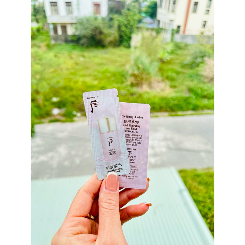 Combo 30 gói kem chống nắng Whoo hồng