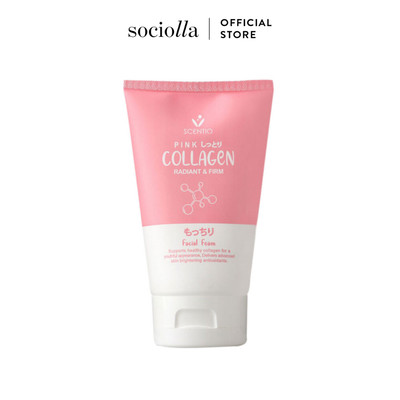 Sữa Rửa Mặt Dưỡng Trắng Và Săn Chắc Da Beauty Buffet Scentio Pink Collagen 100ml