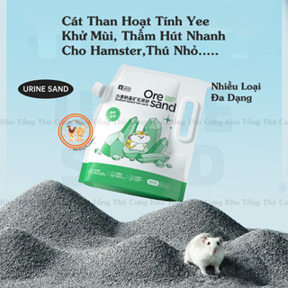 Cát than hoạt tính ,cát tắm, cát lót chuồng Yee cho chuột hamster mini,bear,sóc bay,thú cưng,an toàn,thấm hút tốt,đadạng