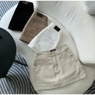 [CVJGE2059] CHÂN VÁY JEANS NỮ LƯNG CAO THÊU CHỮ MIN MIN XÙ TÚI SAU LAI CUỐN CÀO MÀU TRẮNG ĐEN KEM ĐẬM KEM NHẠT HOT
