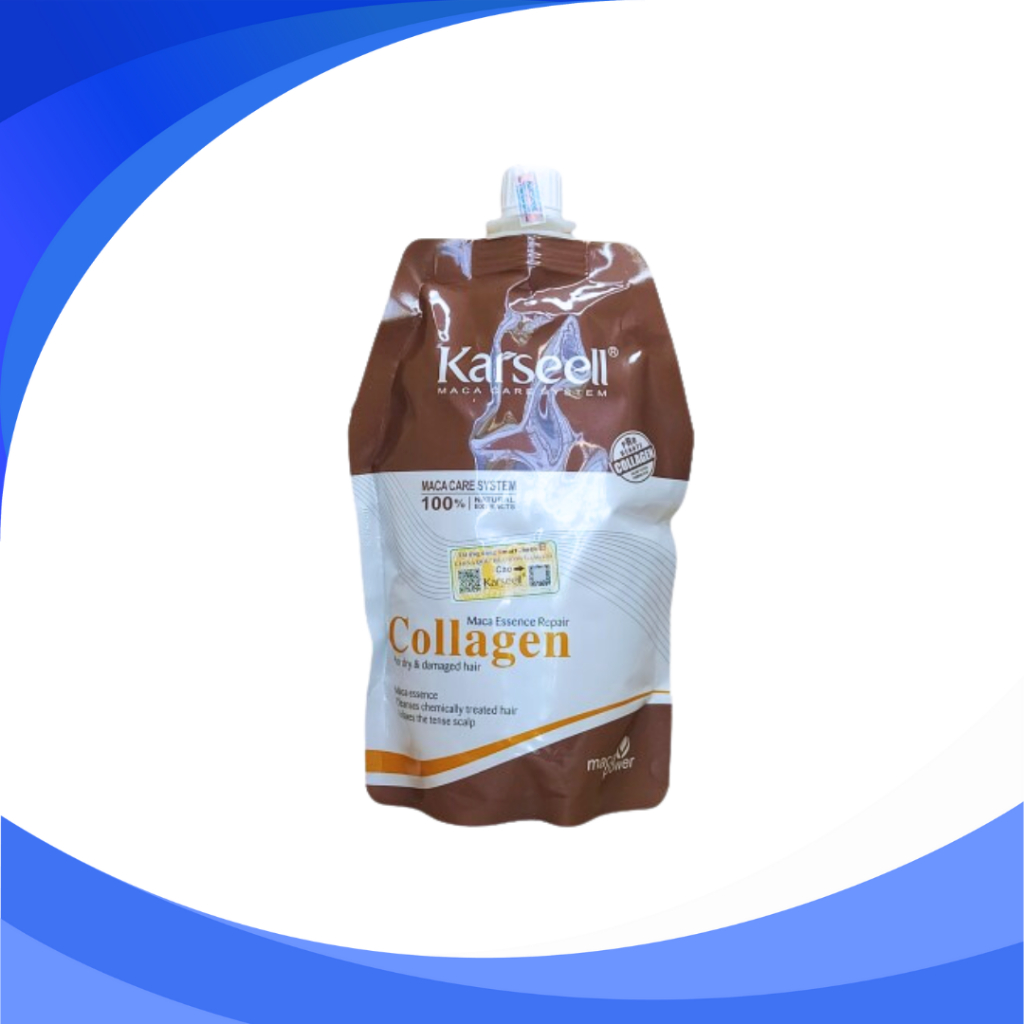 Kem ủ Tóc Phục hồi Collagen Karseell Maca 500ml