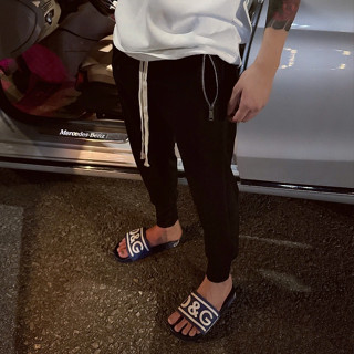 Quần Jogger DSQ Trơn Chất Liệu Umi Cao Cấp Bản Dây To Thời Trang Nam