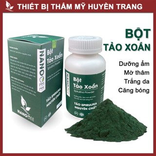 Bột Tảo Xoắn Đắp Mặt Nạ NANOCEE Nguyên Chất - Mặt Nạ Giúp Căng Bóng Da, Mờ Nhăn, Ngừa Mụn