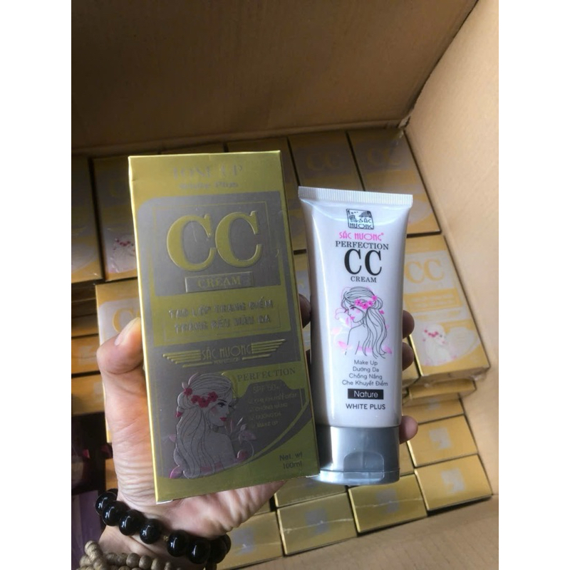 (đổi bao bì chất ko đổi) CC cream sắc hương trang điểm nâng tone