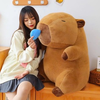 Gấu Bông Chuột Capybara siu đáng yêu 70cm Size To, Chuột Lang Chảy Nước Mũi lông siu mượt cho bé . Nước Mũi Kéo ra được