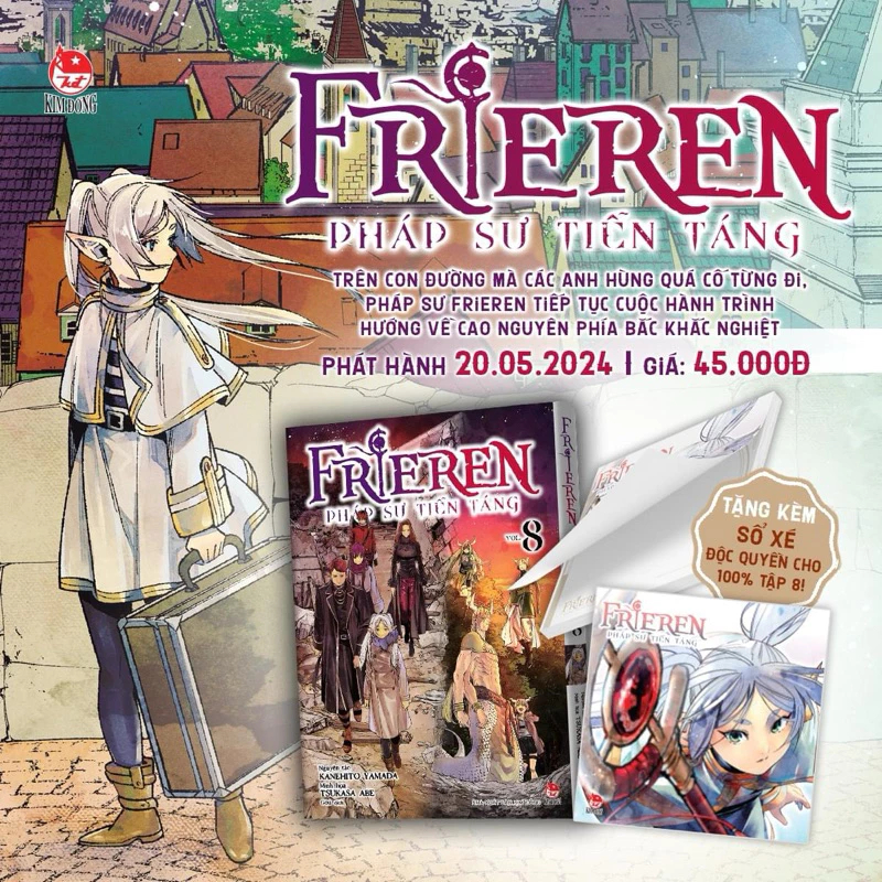 Truyện Tranh - Frieren Pháp Sư Tiễn Táng Tập 8 Full Seal có Sổ